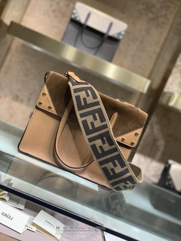 FENDI女包 FENDI FLIP手袋  大號 芬迪手提包 肩背斜挎女包  fdz2220